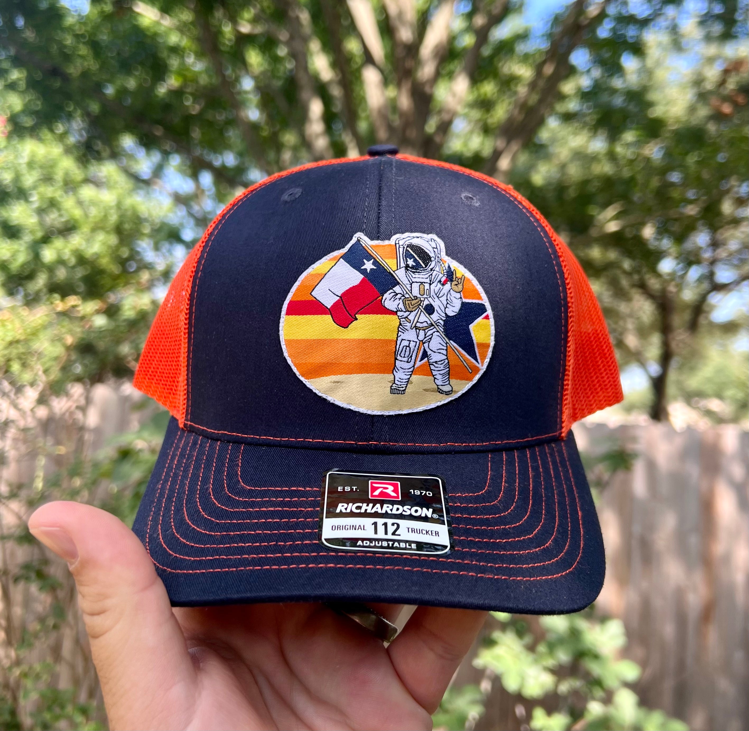 HOUSTON ASTROS Space City Hat Patch Texas Flag Baseball Jersey 