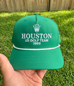 Houston Retro US Golf Hat - Performance Rope