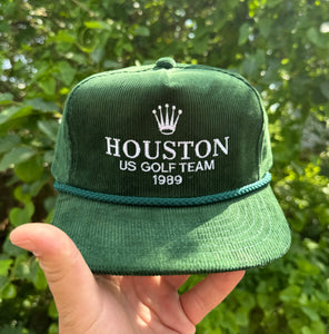 Houston Retro US Golf Hat - Corduroy