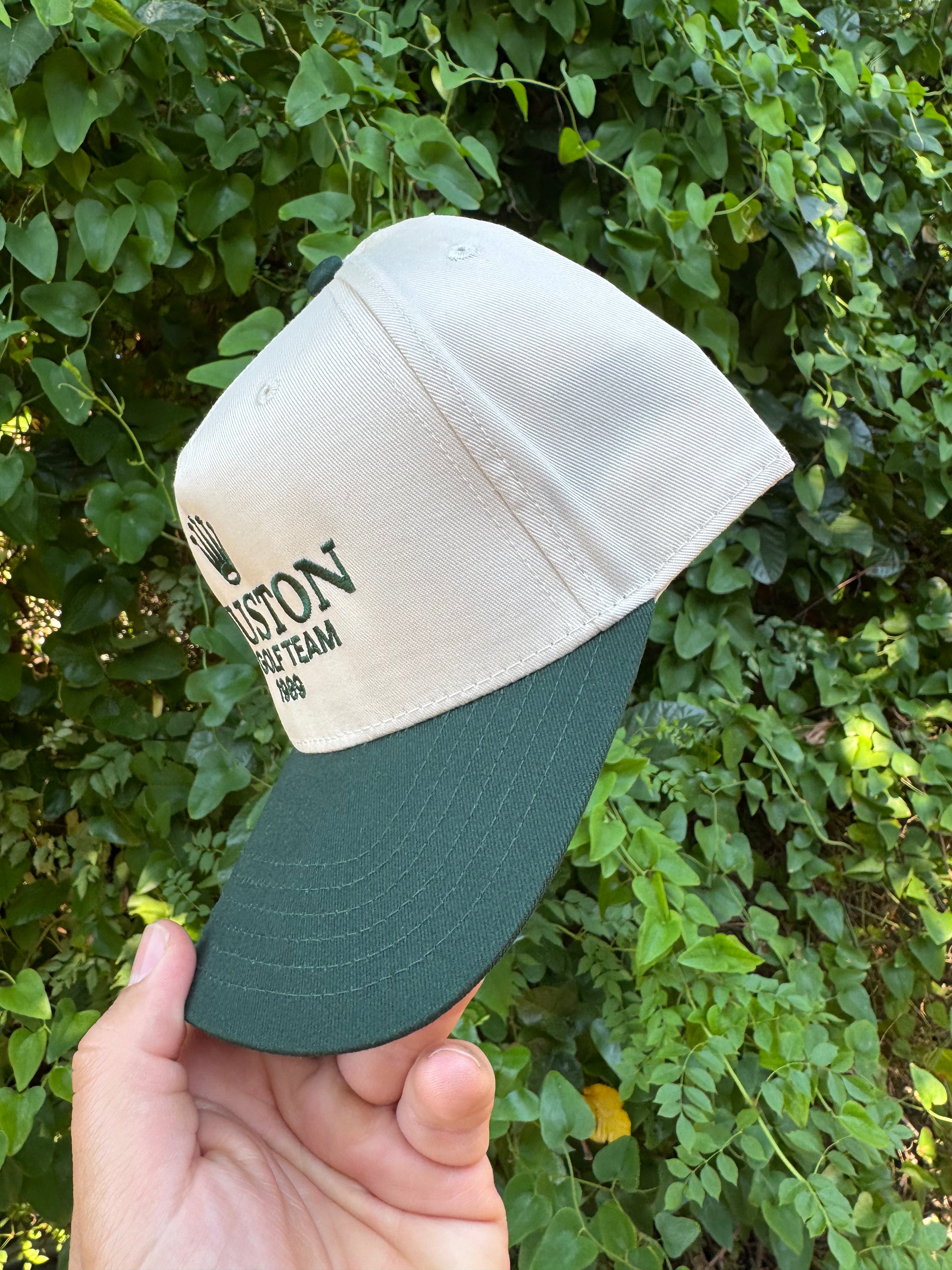 Houston Retro US Golf Hat - Vintage Green